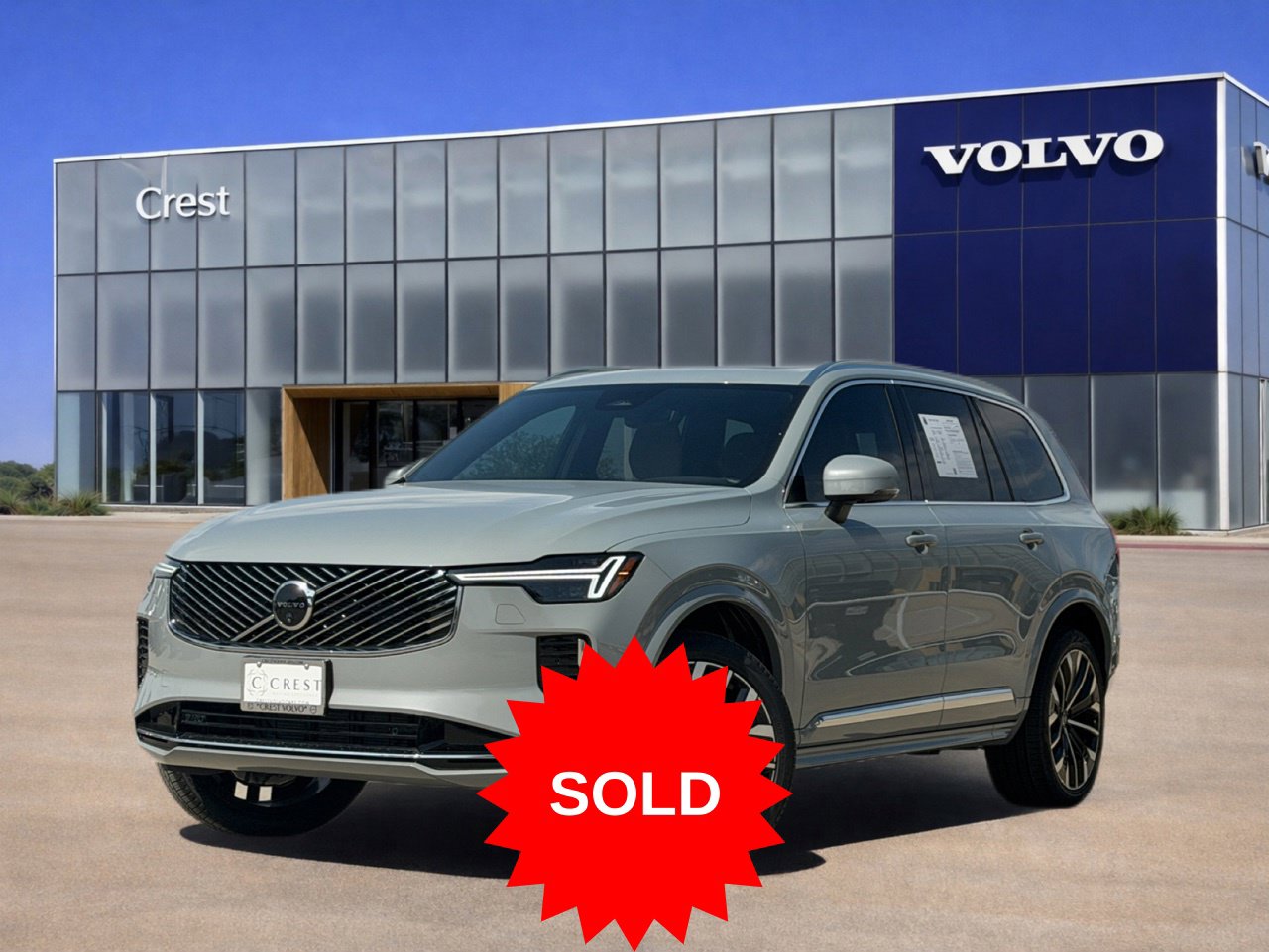 Gray (Vapour Grey Metallic) 2026 Volvo XC90 SUV / Crossover All-Wheel Drive 8-Speed Automatic