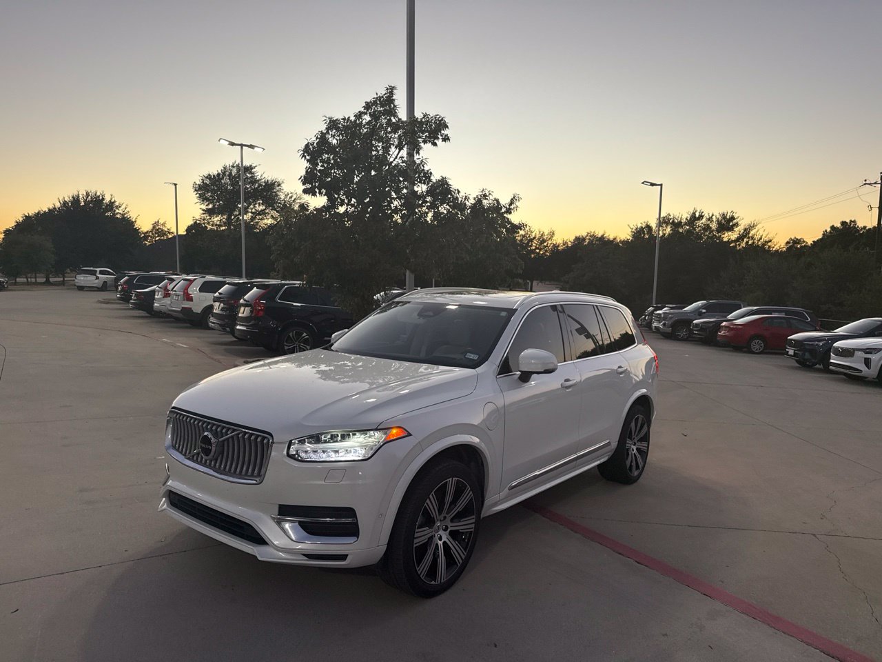 Crystal White 2024 Volvo XC90 SUV / Crossover All-Wheel Drive Automatic