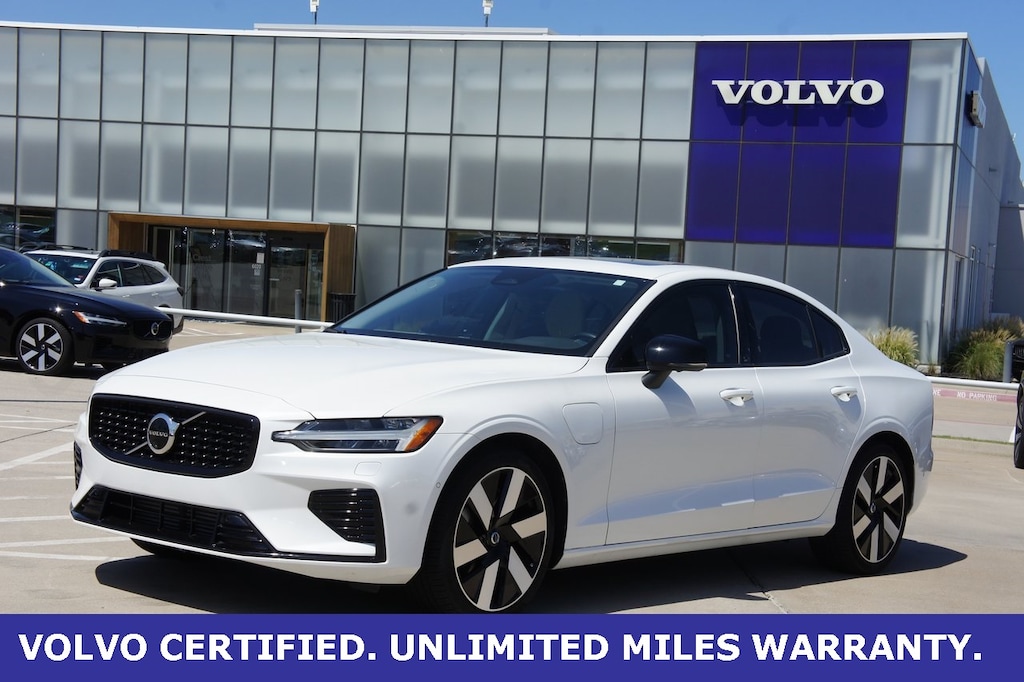 Certified 2024 Volvo S60 Recharge Plug-In Hybrid T8 Plus Dark Theme Sedan
