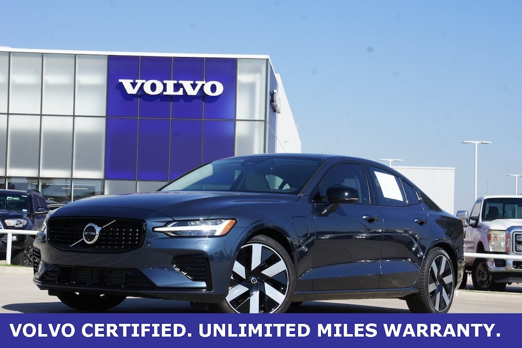 Certified 2024 Volvo S60 Recharge Plug-In Hybrid T8 Plus Dark Theme Sedan