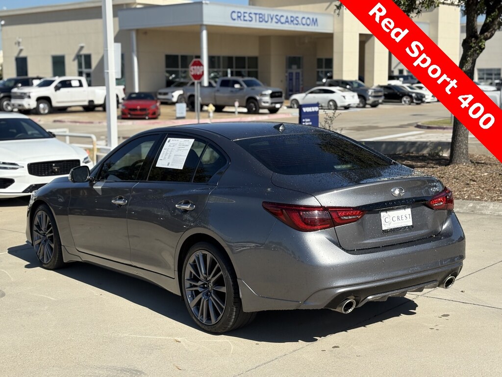 Used 2022 INFINITI Q50 Red Sport 400 Sedan