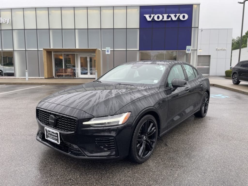 Certified 2023 Volvo S60 Recharge Plug-In Hybrid T8 Core Black Edition Sedan