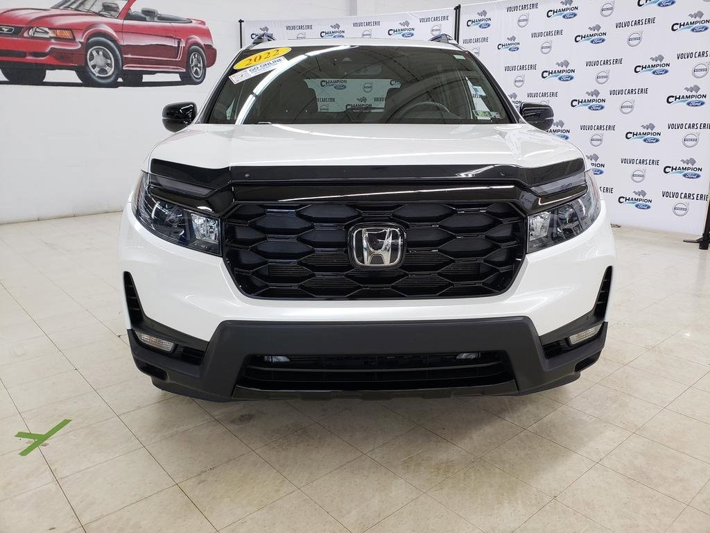 Used 2022 Honda Passport Elite with VIN 5FNYF8H09NB013021 for sale in Erie, PA