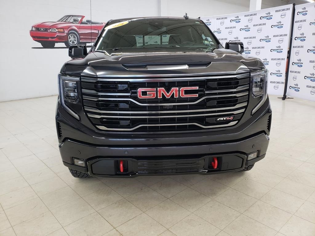 Used 2024 GMC Sierra 1500 AT4 with VIN 1GTUUEELXRZ118393 for sale in Erie, PA