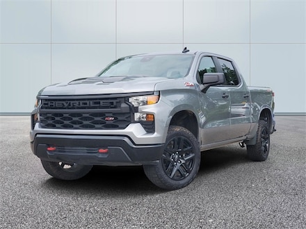 Used 2024 Chevrolet Silverado 1500 Custom Trail Boss Truck Crew Cab for Sale near Detroit