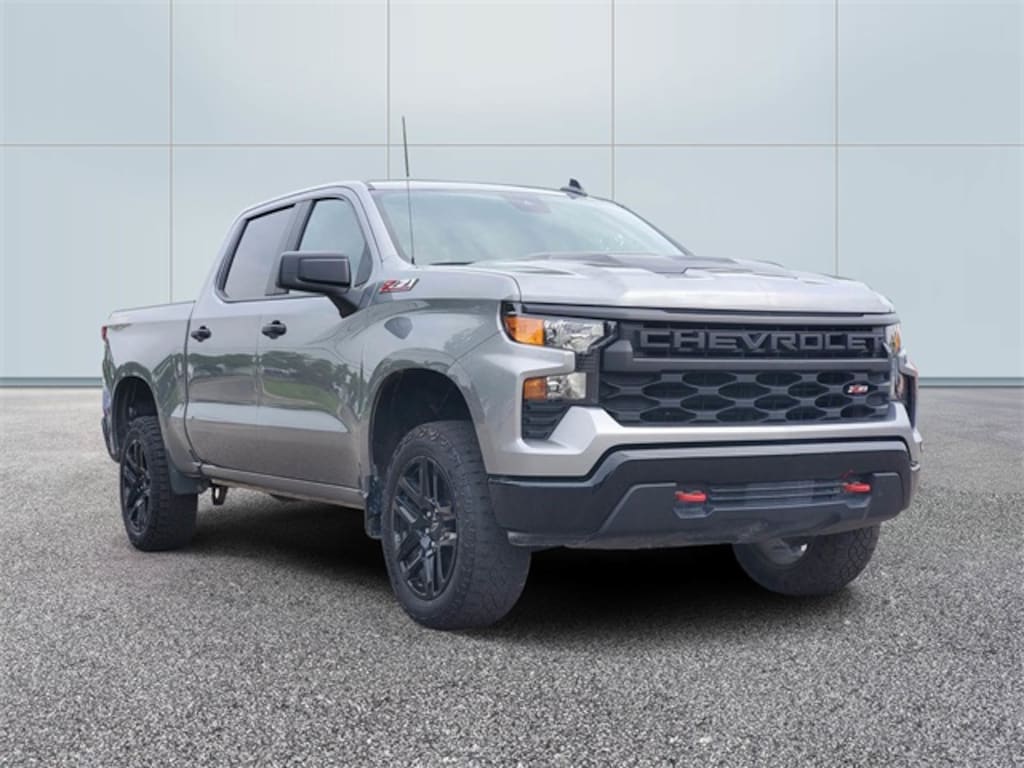 Used 2024 Chevrolet Silverado 1500 Custom Trail Boss Truck Crew Cab