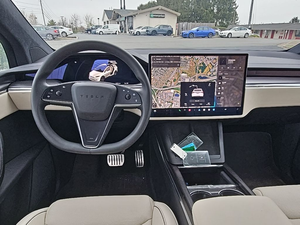 Used 2025 Tesla Model X Plaid with VIN 7SAXCBE67SF462576 for sale in Frederick, MD