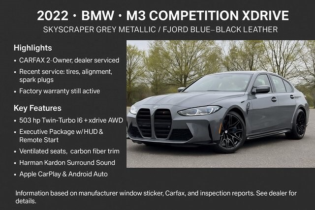 2022 Bmw M3 3 photo 4