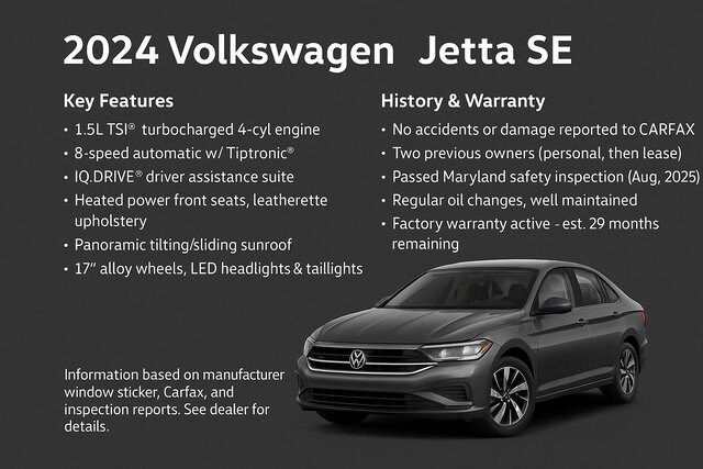 2024 Volkswagen Jetta 1.5T SE photo 2