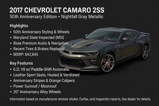 2017 Chevrolet Camaro SS photo 2