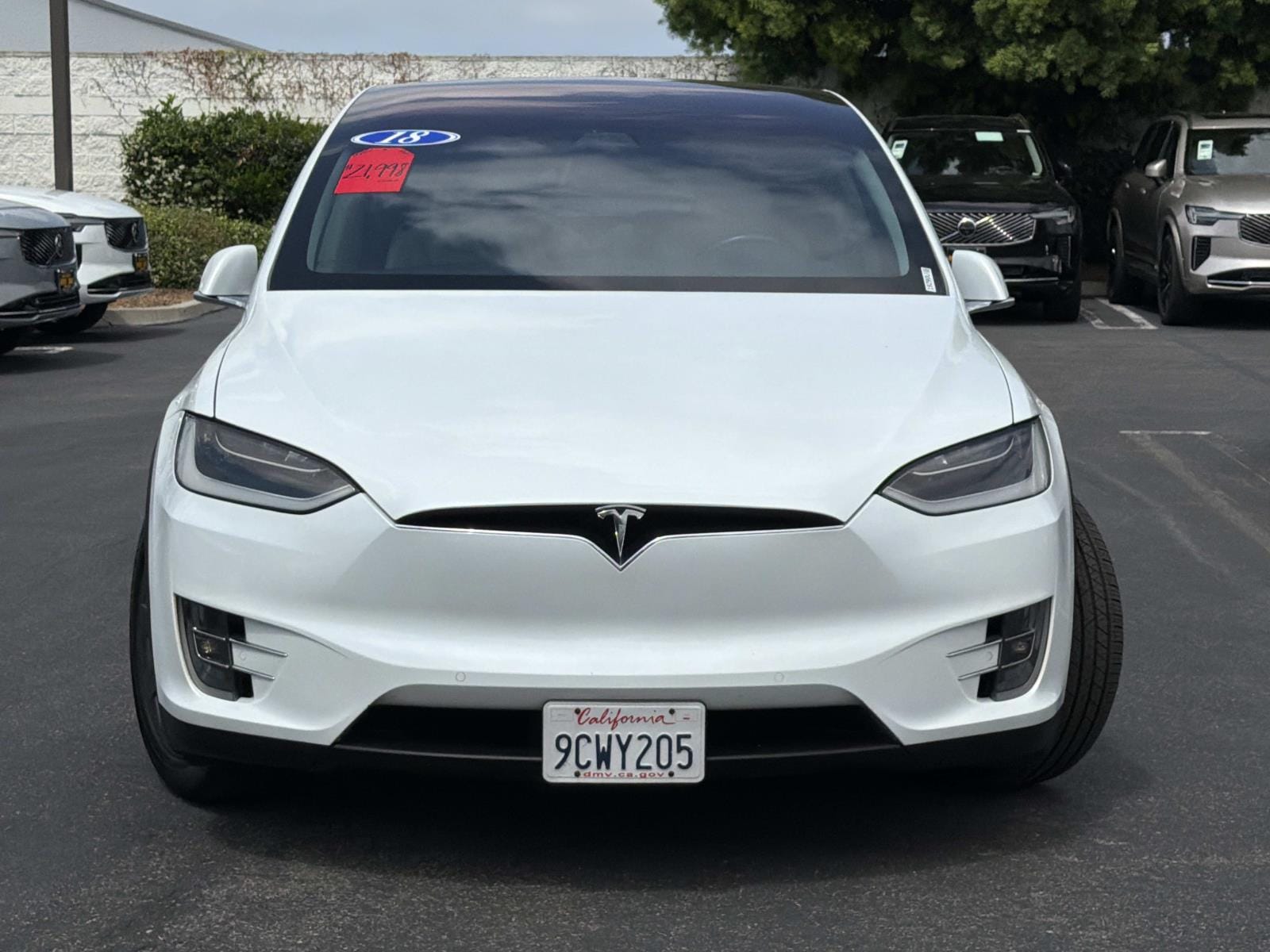 Used 2018 Tesla Model X 75D with VIN 5YJXCBE21JF104608 for sale in Santa Ana, CA