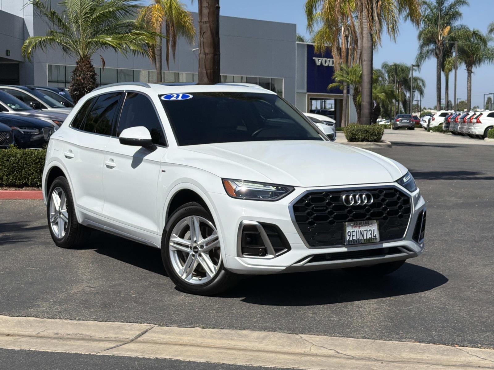 Glacier White 2021 Audi Q5 Hybrid Plug-in SUV / Crossover All-Wheel Drive Automatic