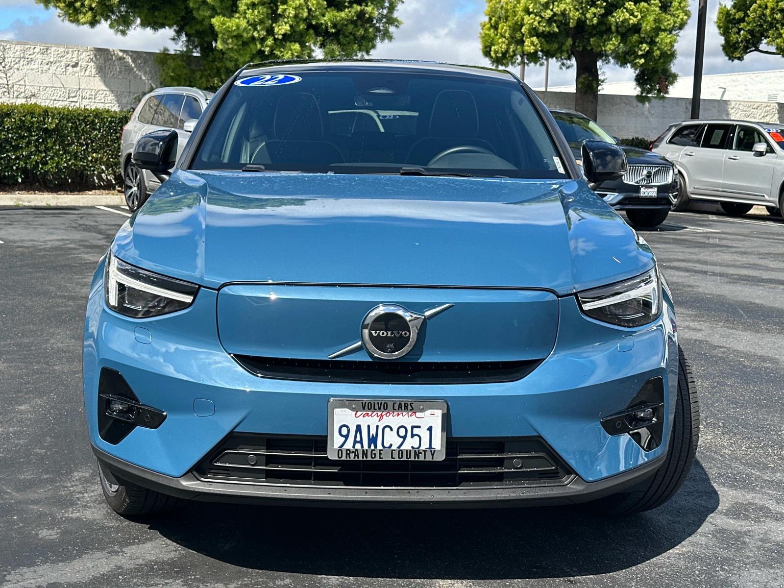 Certified 2022 Volvo C40 Ultimate with VIN YV4ED3GB4N2006282 for sale in Santa Ana, CA