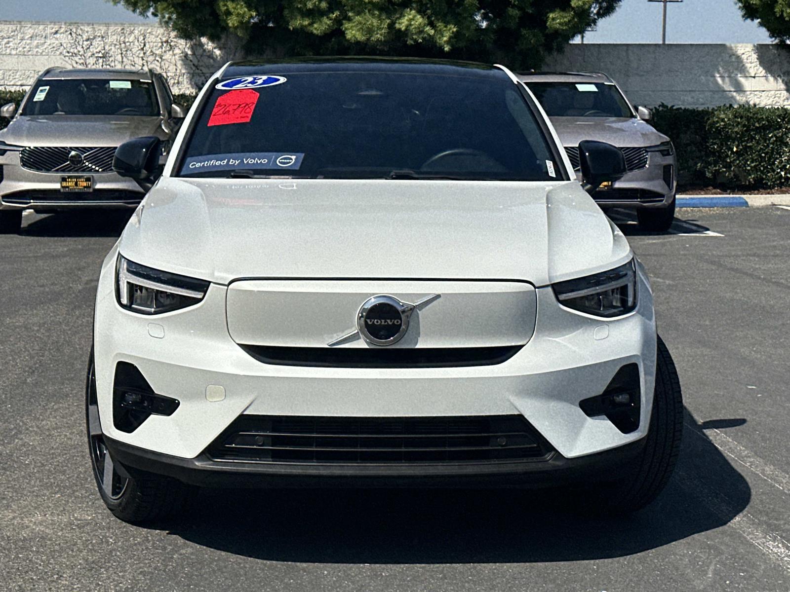 Certified 2023 Volvo C40 Ultimate with VIN YV4ED3GM1P2027613 for sale in Santa Ana, CA
