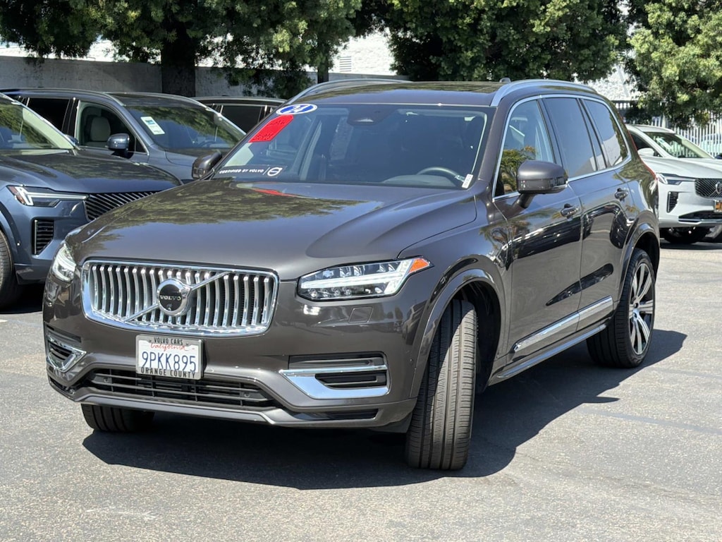 Certified 2024 Volvo XC90 Recharge Plug-In Hybrid T8 eAWD PHEV Plus Bright Theme 7P Sport Utility
