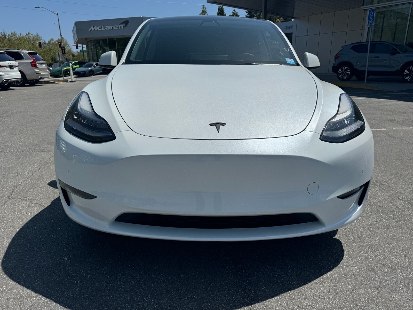 Used 2021 Tesla Model Y Long Range with VIN 5YJYGDEE1MF097436 for sale in Palo Alto, CA