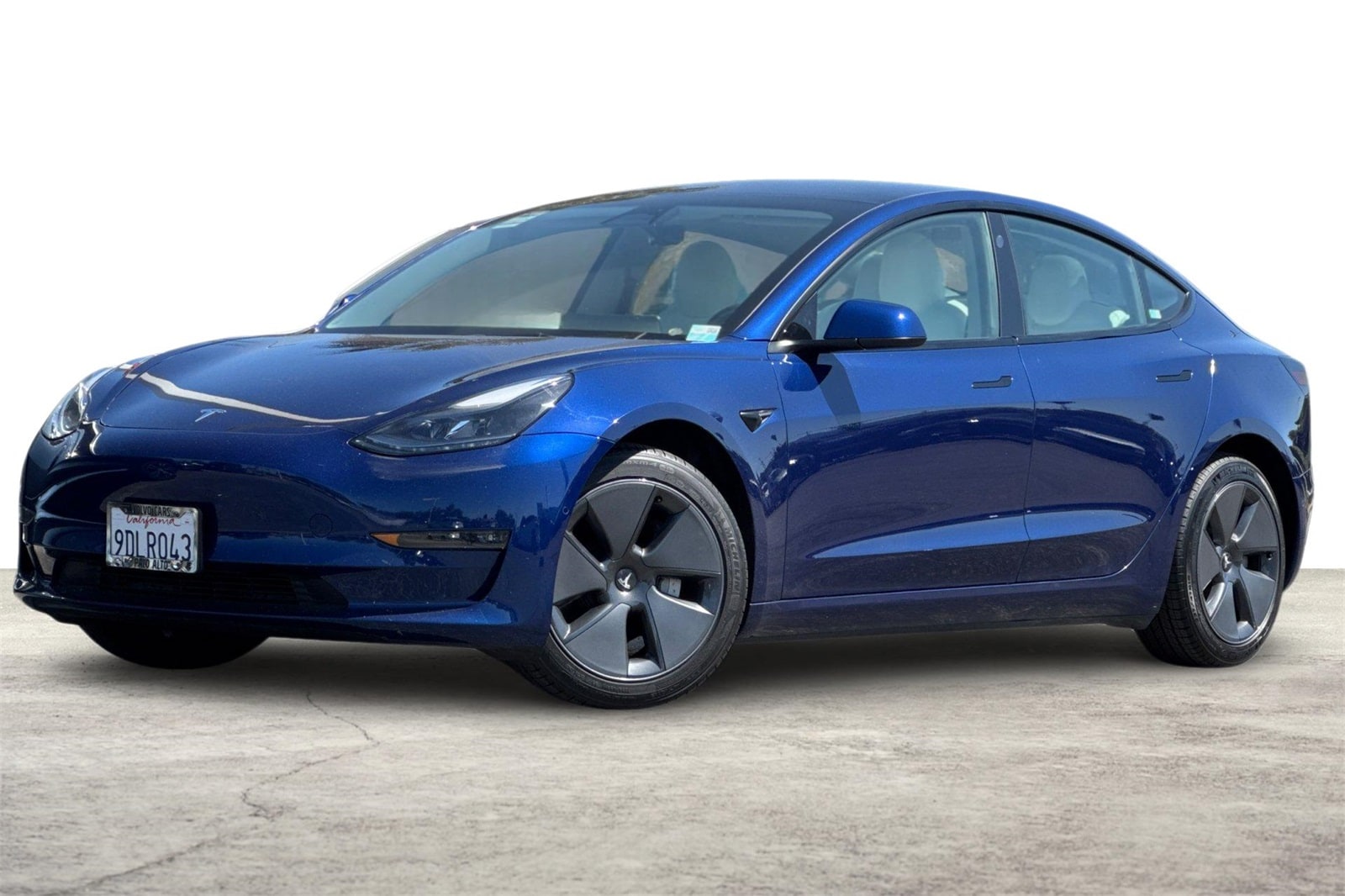 Used 2022 Tesla Model 3 Base with VIN 5YJ3E1EA1NF302587 for sale in Palo Alto, CA