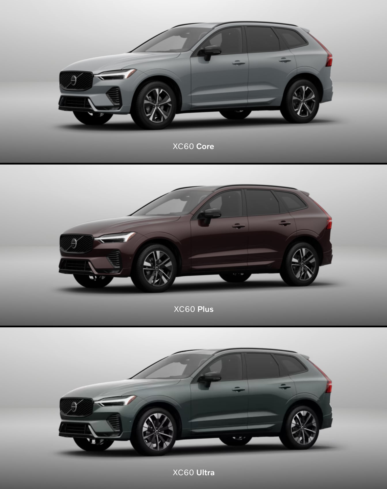2026 Volvo XC60 vs. 2025 Volvo XC60 Trims