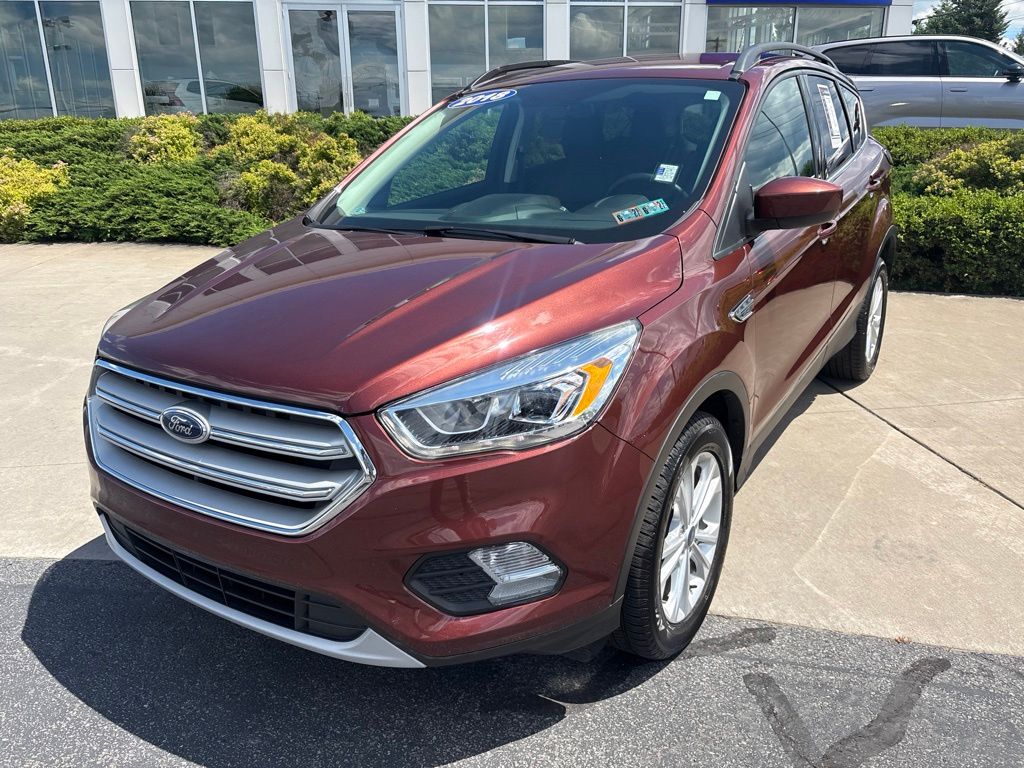Used 2018 Ford Escape SEL with VIN 1FMCU0HD9JUB59534 for sale in Pittston, PA