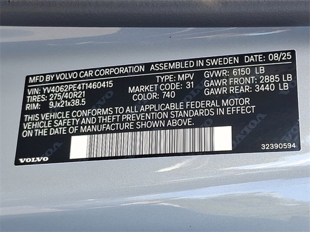 New 2026 Volvo XC90 B6 Plus 7-Seater SUV