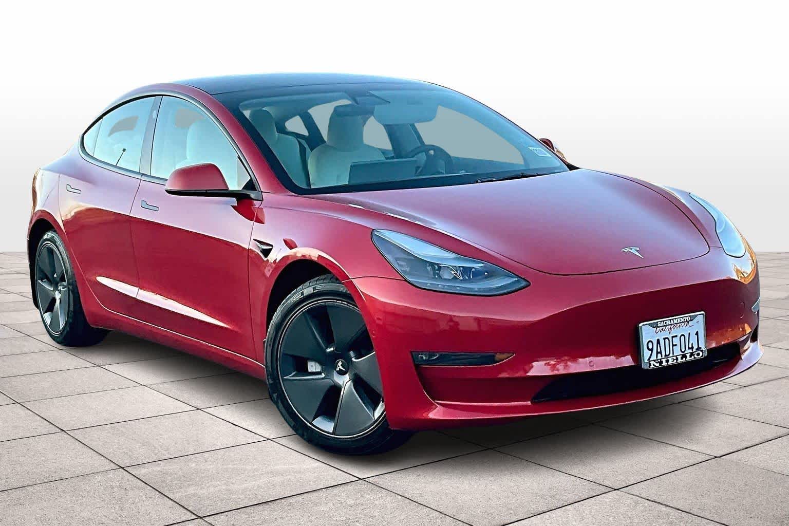 Used 2022 Tesla Model 3 Long Range with VIN 5YJ3E1EBXNF133615 for sale in Sacramento, CA