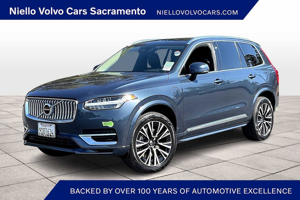 Certified 2023 Volvo XC90 Recharge Plug-In Hybrid Core Bright Theme T8 eAWD PHEV 7P