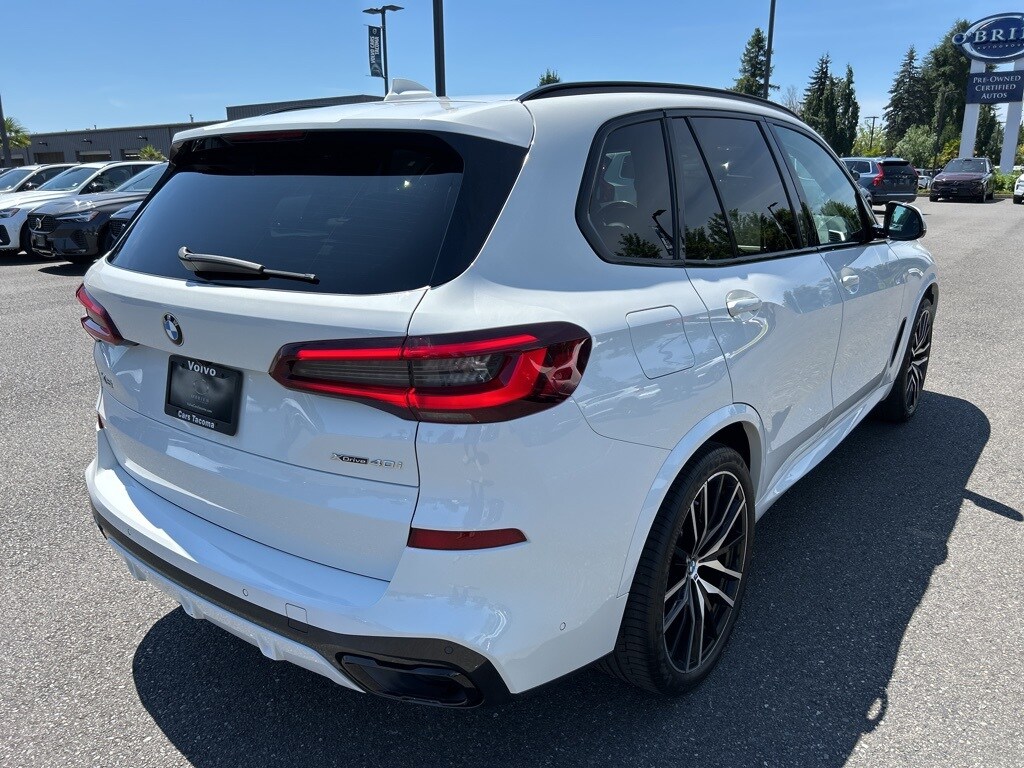 Used 2021 BMW X5 40i with VIN 5UXCR6C04M9E61481 for sale in Fife, WA