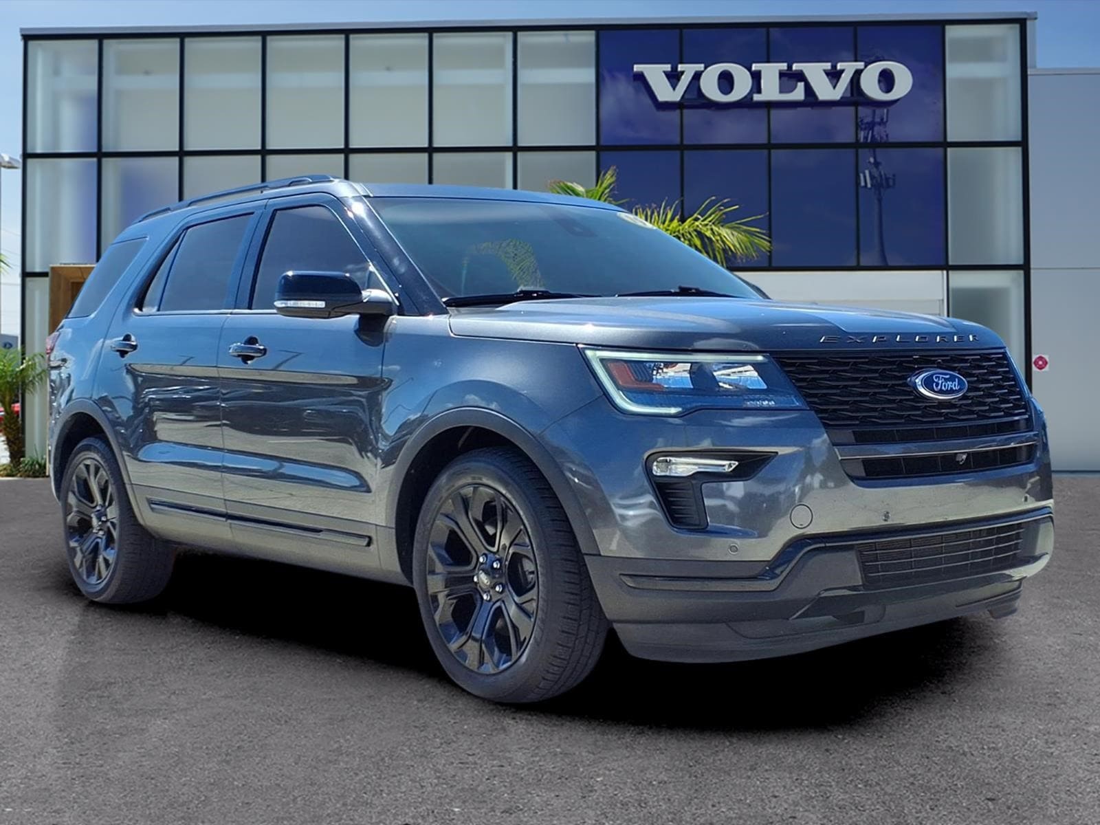 Gray (Magnetic J7) 2019 Ford Explorer SUV / Crossover All-Wheel Drive 6-Speed Automatic