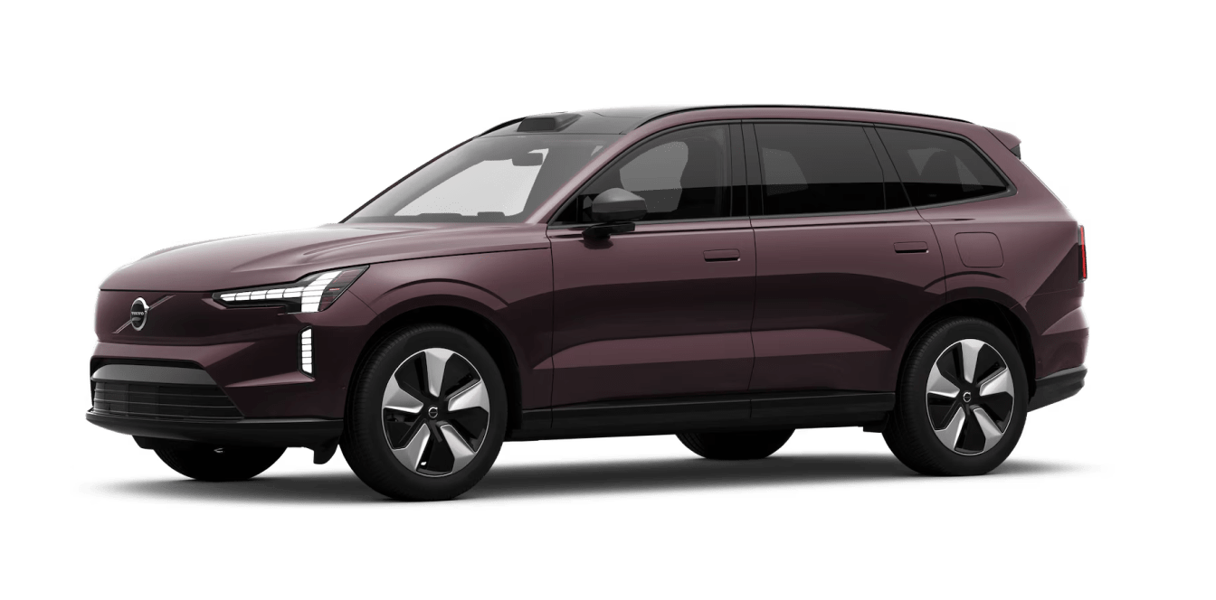 2025 Volvo EX90 Mulberry Red