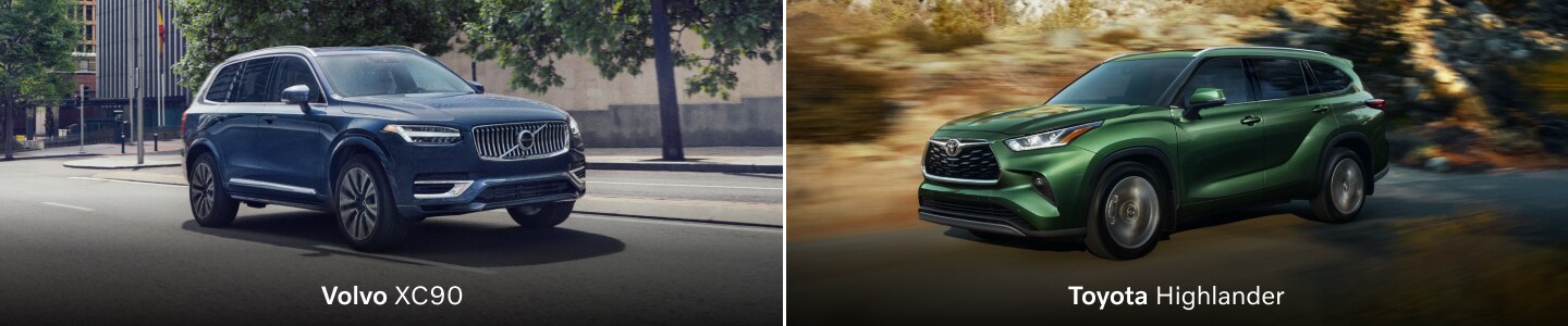 Volvo XC90 Vs. Toyota Highlander: Full-Size SUV Comparison