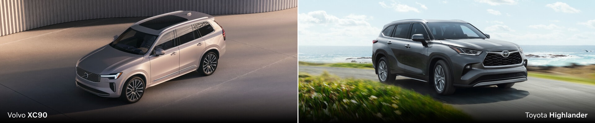 Volvo XC90 vs. Toyota Highlander Comparison