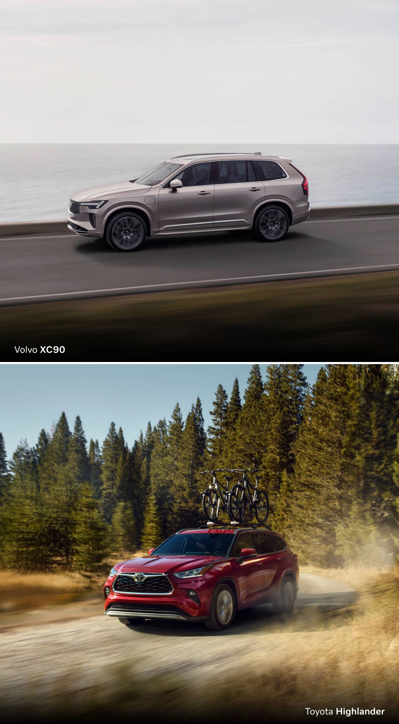 Volvo XC90 vs. Toyota Highlander Performance