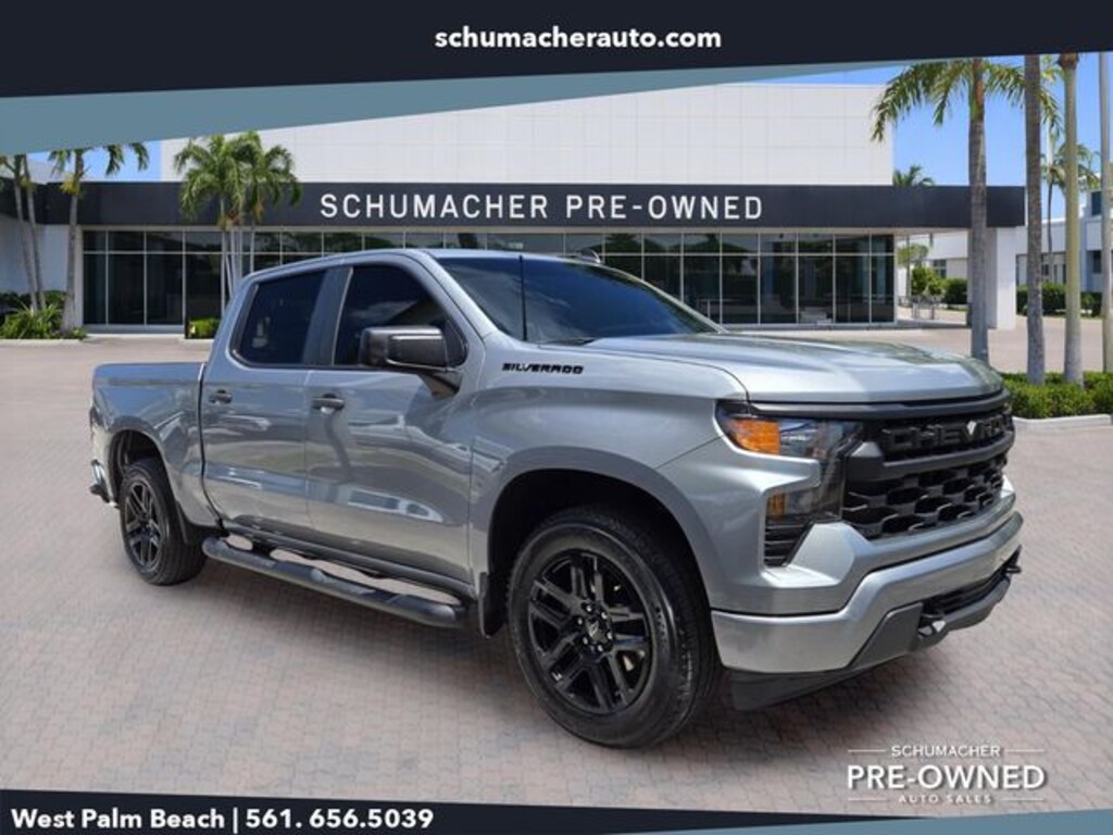 Used 2024 Chevrolet Silverado 1500 Custom Truck Crew Cab