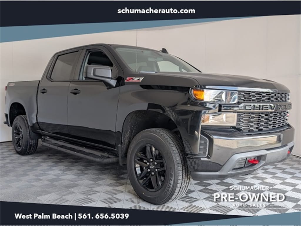 Used 2020 Chevrolet Silverado 1500 Custom Trail Boss Truck Crew Cab
