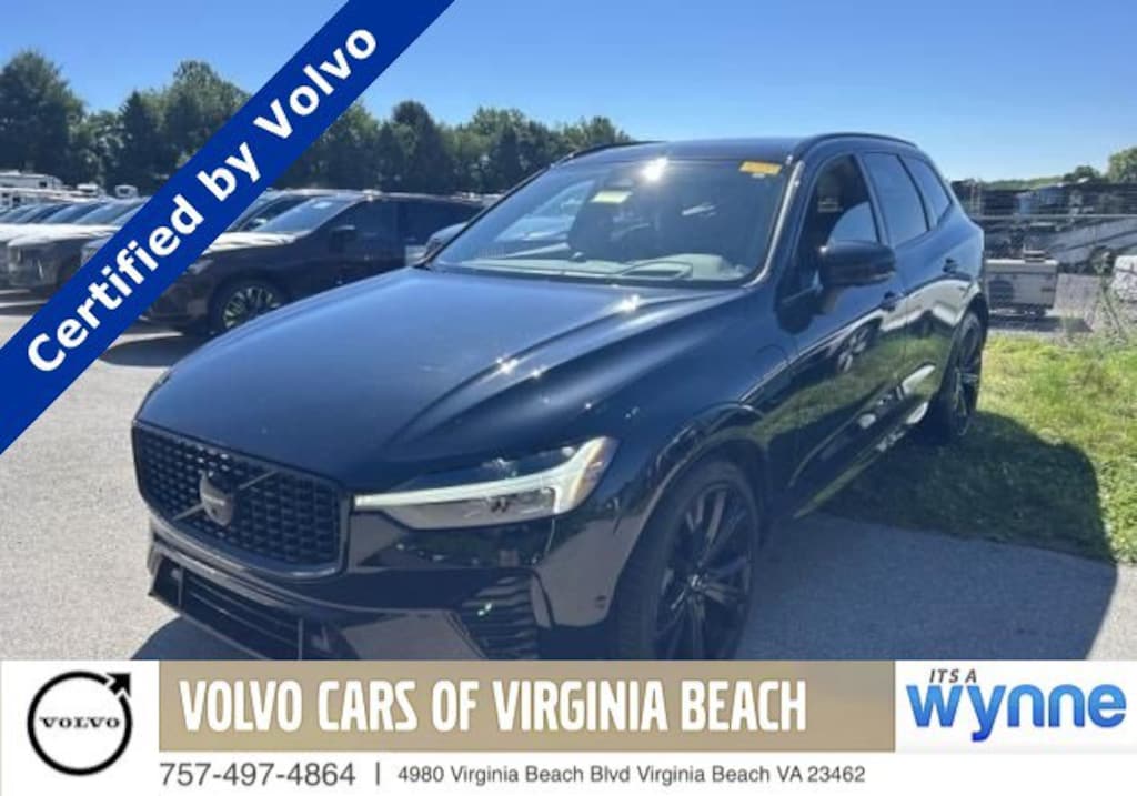 Certified 2024 Volvo XC60 Recharge Plug-In Hybrid Ultimate Black Edition T8 eAWD PHEV Ultimate Black Edition