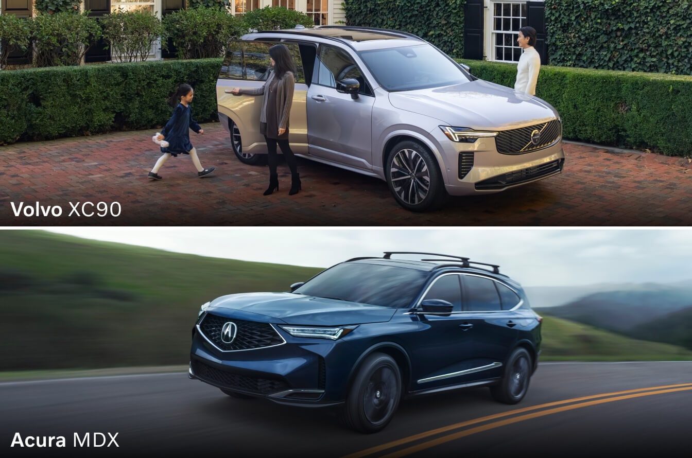 Volvo XC90 Vs Acura MDX comparison