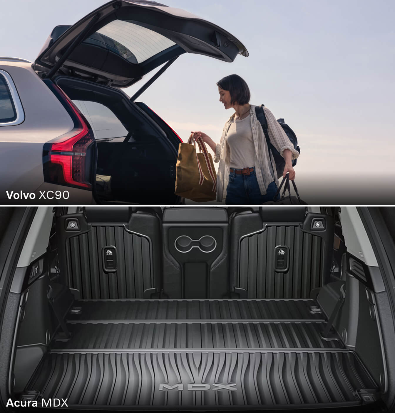 Volvo XC90 Vs Acura MDX cargo space