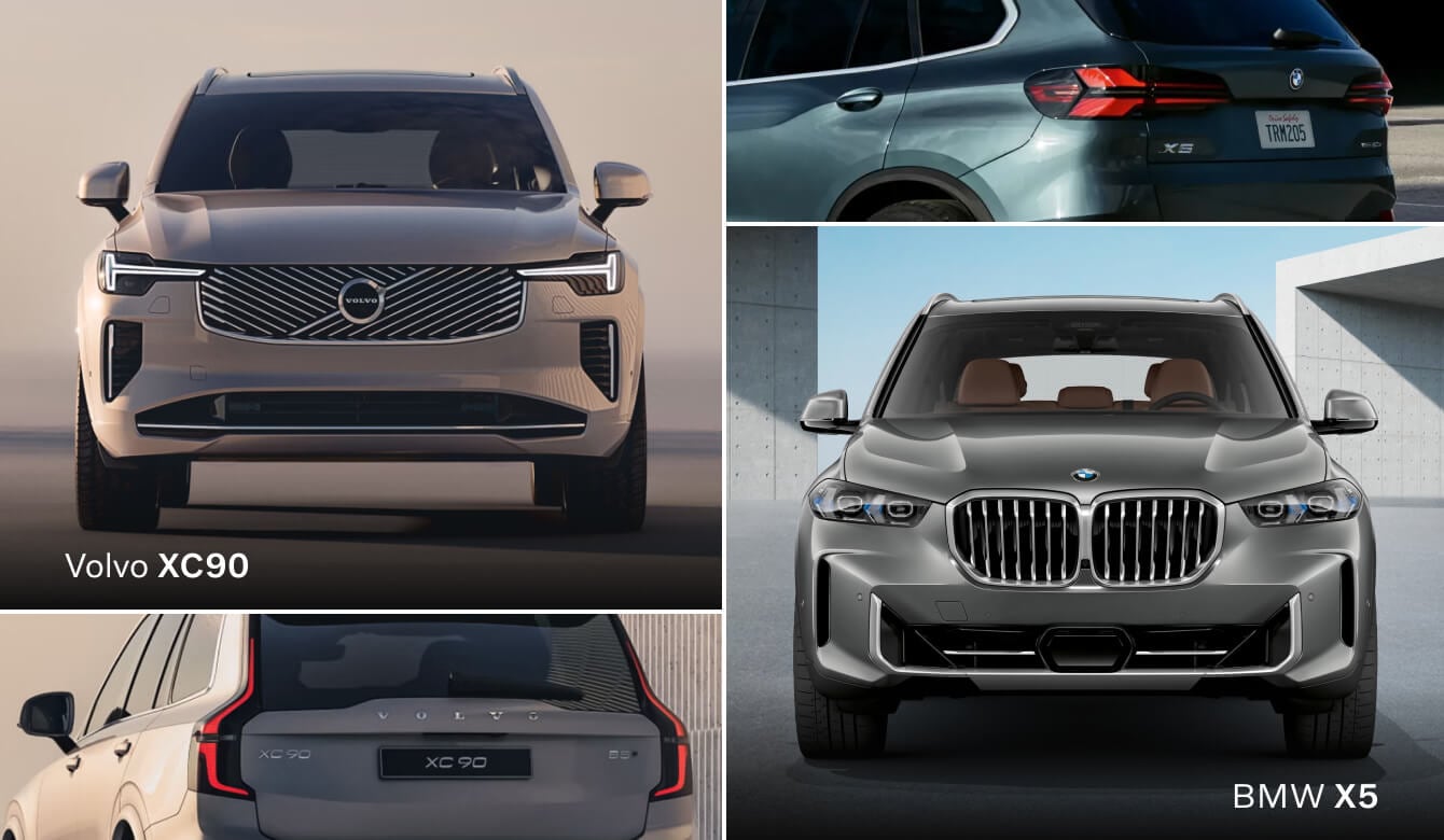 Volvo XC90 vs. BMW X5 Specs