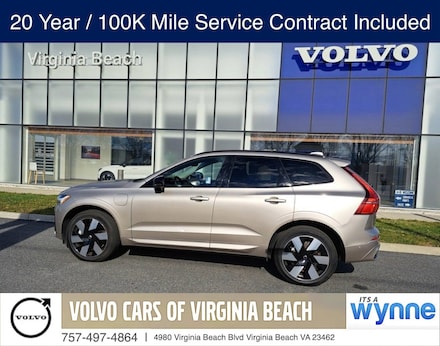 Featured new 2024 Volvo XC60 plug-in hybrid T8 Plus Dark SUV YV4H60DL1R1908662 for sale in Hampton, VA