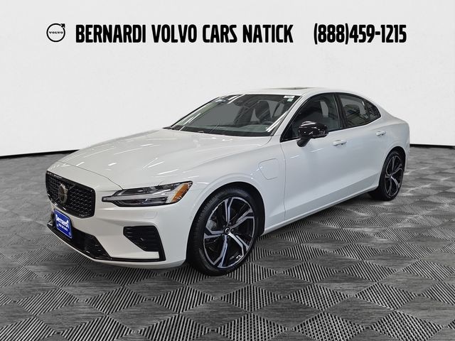 Featured Certified Pre-Owned 2023 Volvo S60 Recharge Plug-In Hybrid T8 Plus Dark Theme Sedan for Sale in Natick, MA