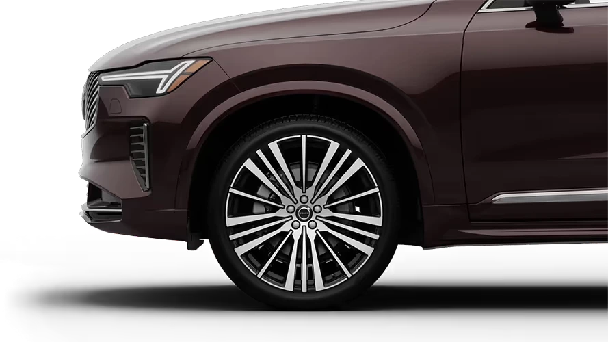 22-inch 20-Spoke Black Diamond Cut Alloy Wheels
