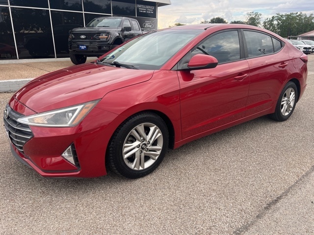 Used 2019 Hyundai Elantra SEL with VIN 5NPD84LF7KH413976 for sale in El Campo, TX
