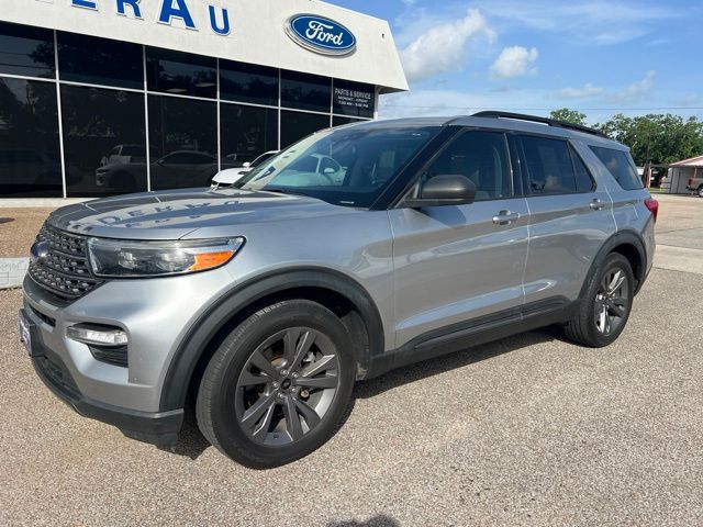 Used 2021 Ford Explorer XLT with VIN 1FMSK7DHXMGB59483 for sale in El Campo, TX