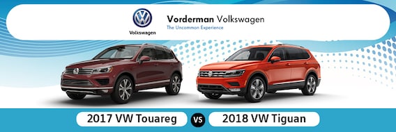 VW SUV Comparison: 2017 Touareg vs. 2018 Tiguan