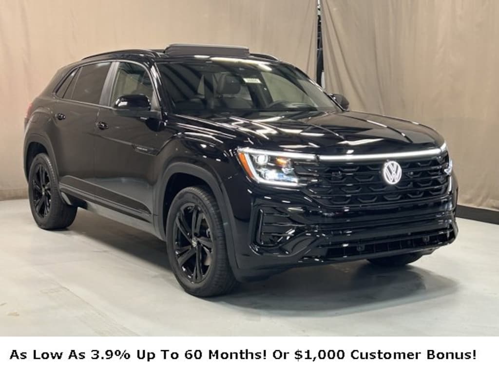 New 2026 Volkswagen Atlas Cross Sport 2.0T SEL R-Line Black SUV