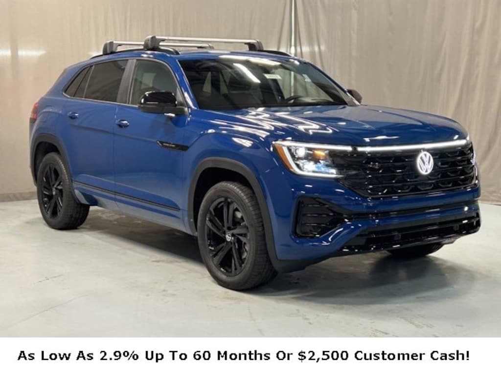 New 2025 Volkswagen Atlas Cross Sport 2.0T SEL R-Line Black SUV