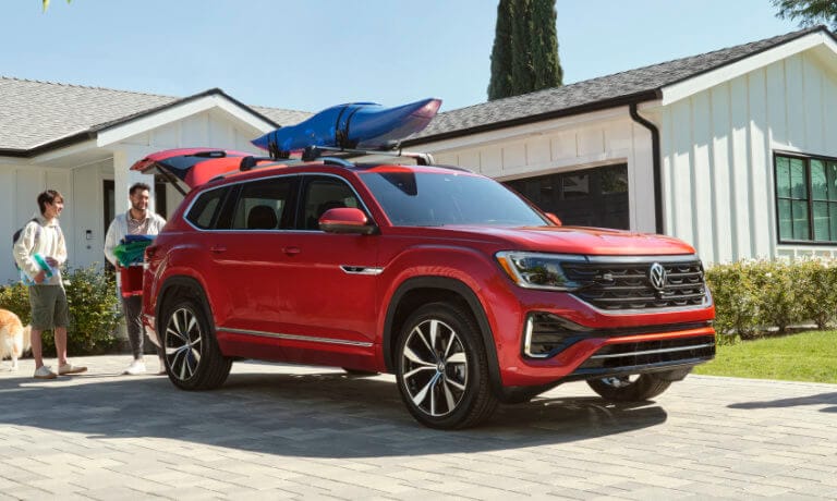 2026 Volkswagen Atlas Exterior In Driveway With Kayak
