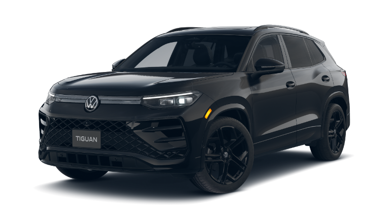 2026 Volkswagen Tiguan SE R-Line Black Exterior - Deep Black Pearl