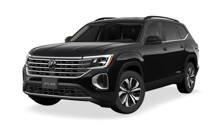 2026 Volkswagen Atlas SE Exterior - Deep Black Pearl