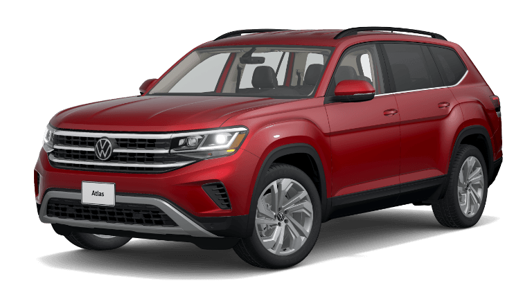 2022 VW Atlas SE with Technology - Aurora Red